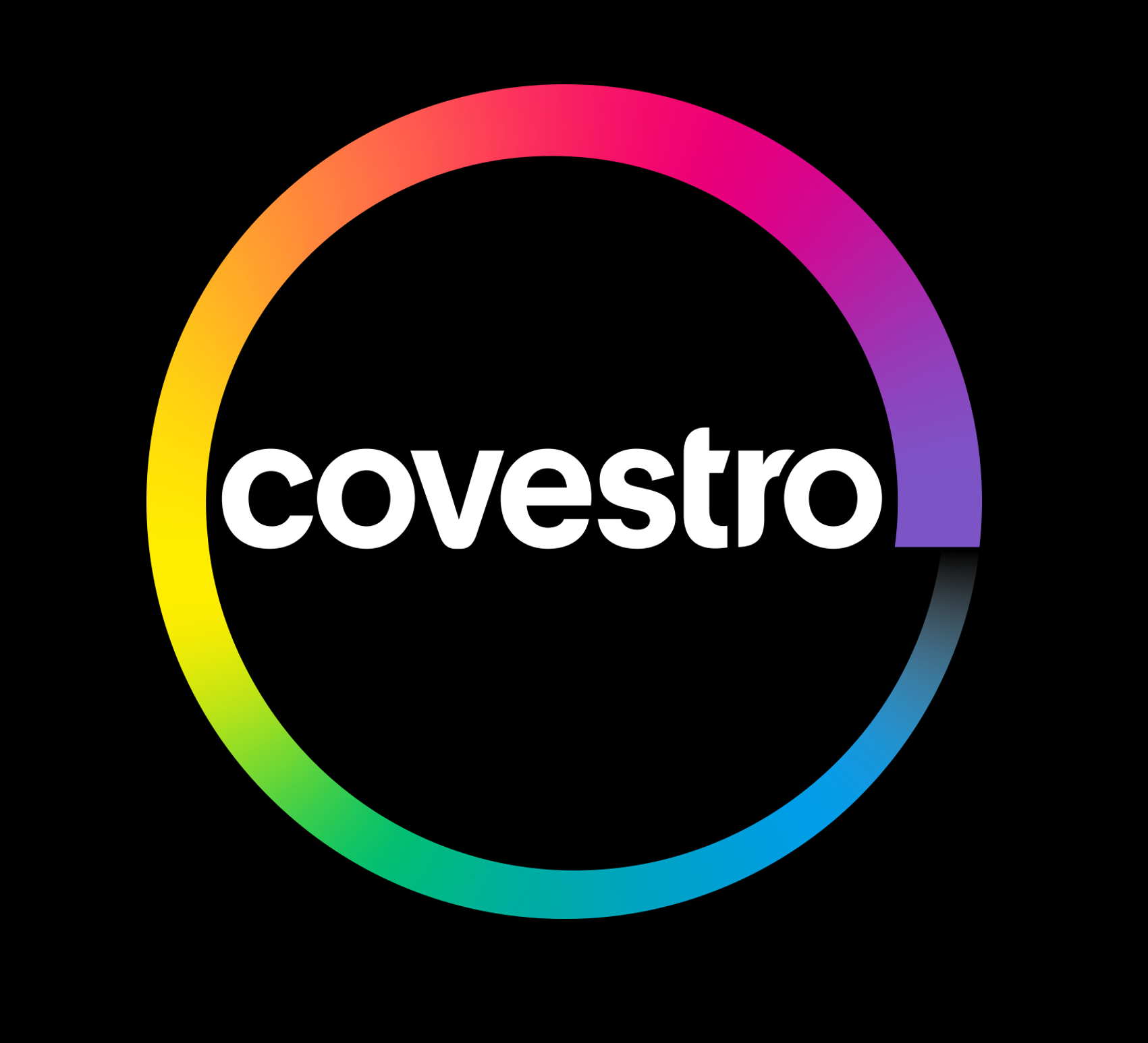 Covestro logo schwarzer hintergrund